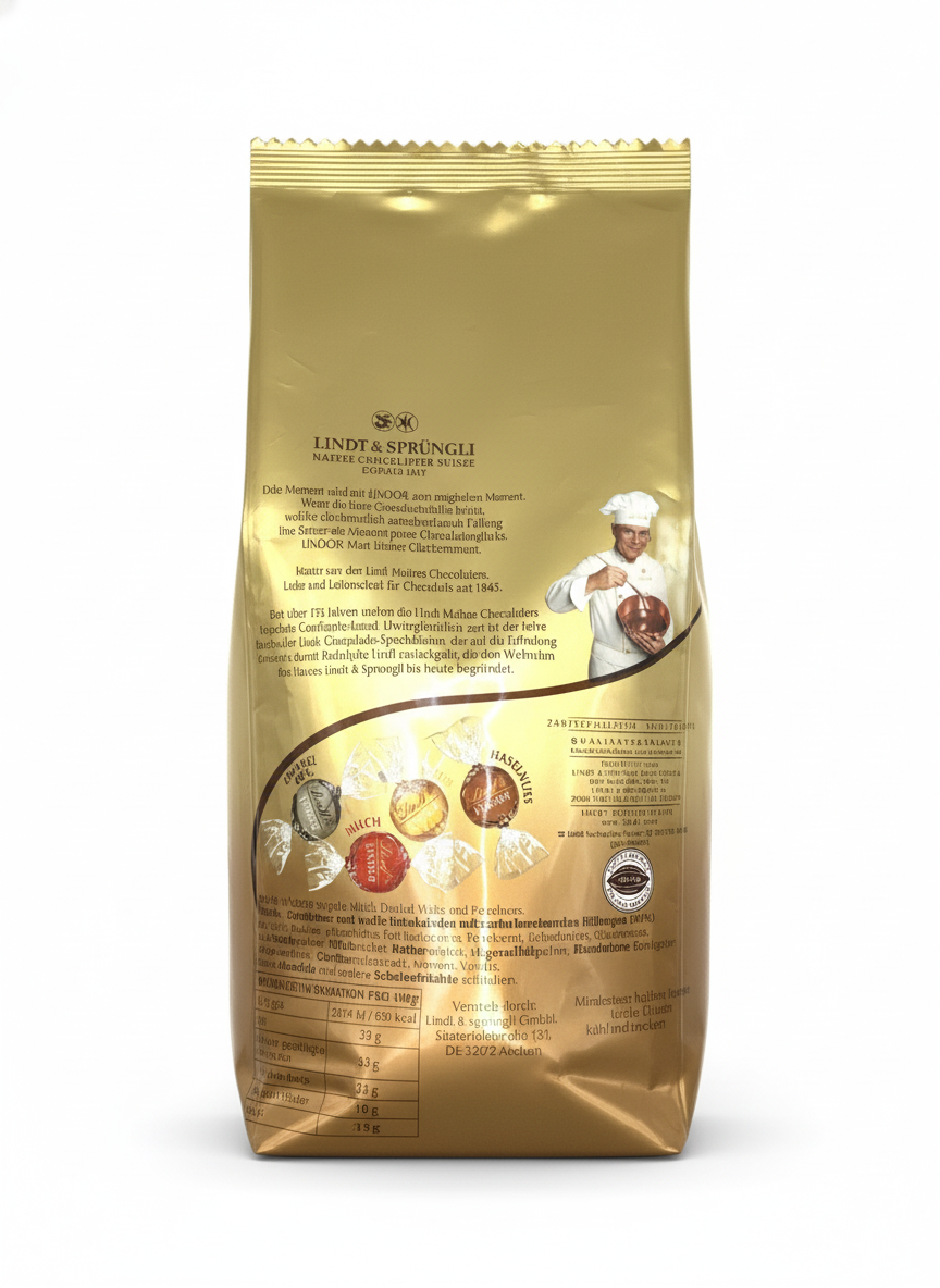 Lindt LINDOR Kugeln Mischung, 600g Beutel