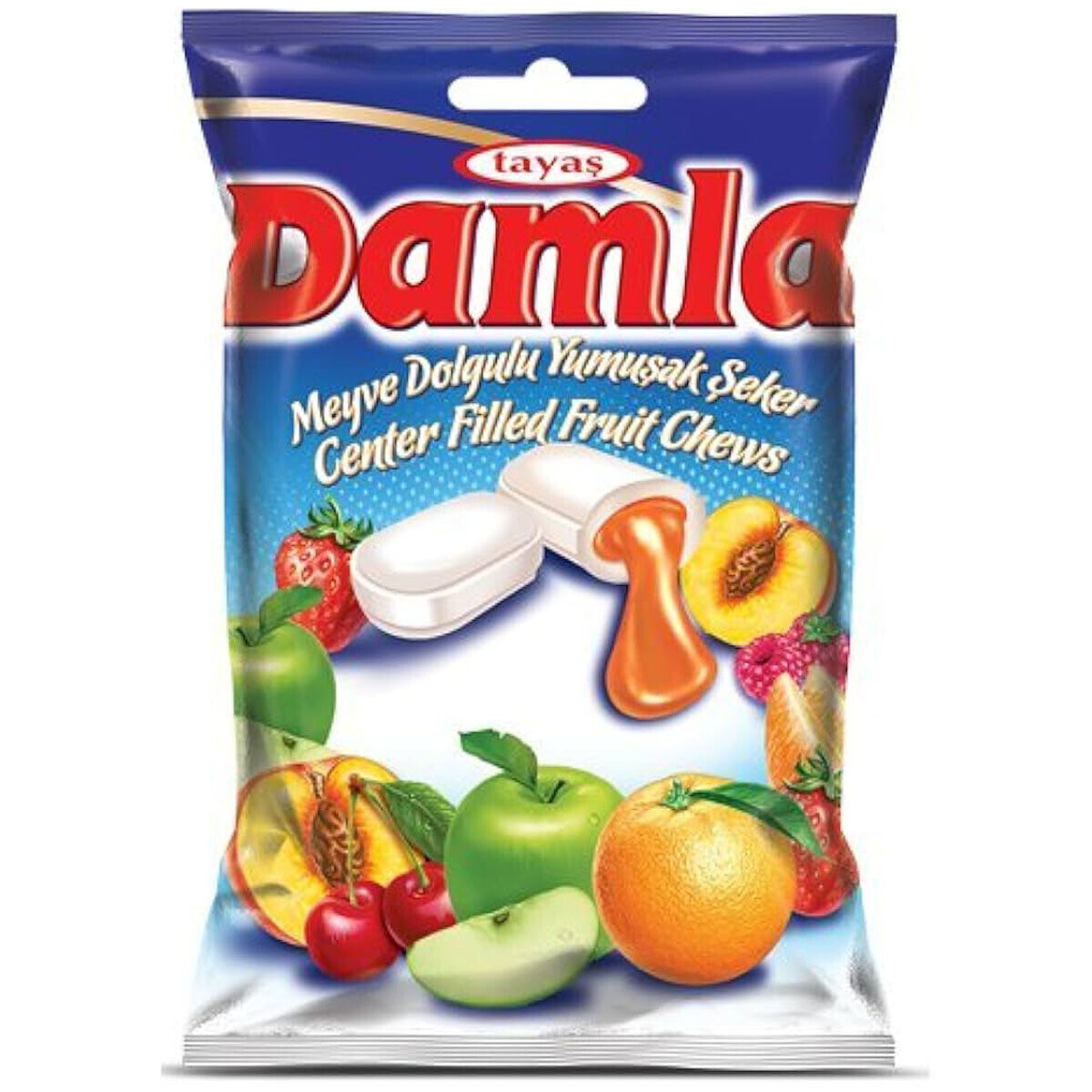 Tayas Damla Soft Candy with Fruit Filling 200g