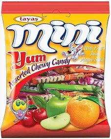 Tayas Damla Mini Yum Fruit Chewy Candy 170g