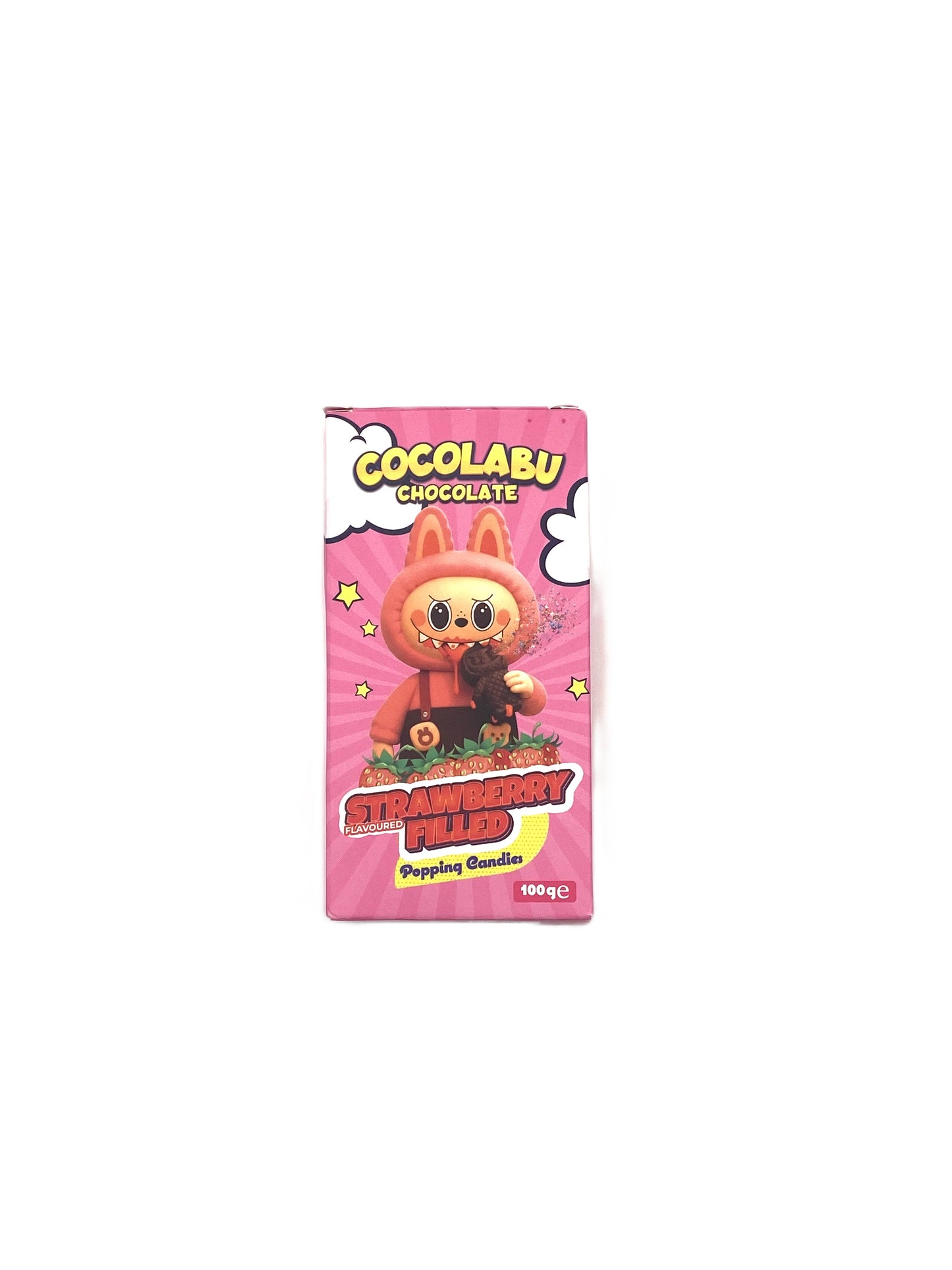 Cocolabu Chocolate Strawberry 100g - Mit Erdbeergeschmack & Knistereffekt
