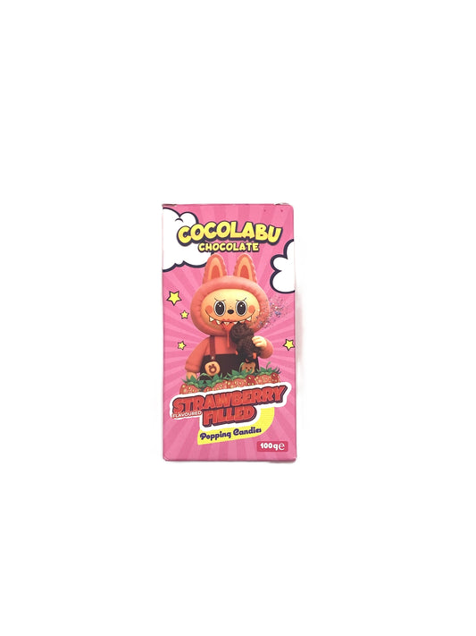 Cocolabu Chocolate Strawberry 100g - Mit Erdbeergeschmack & Knistereffekt