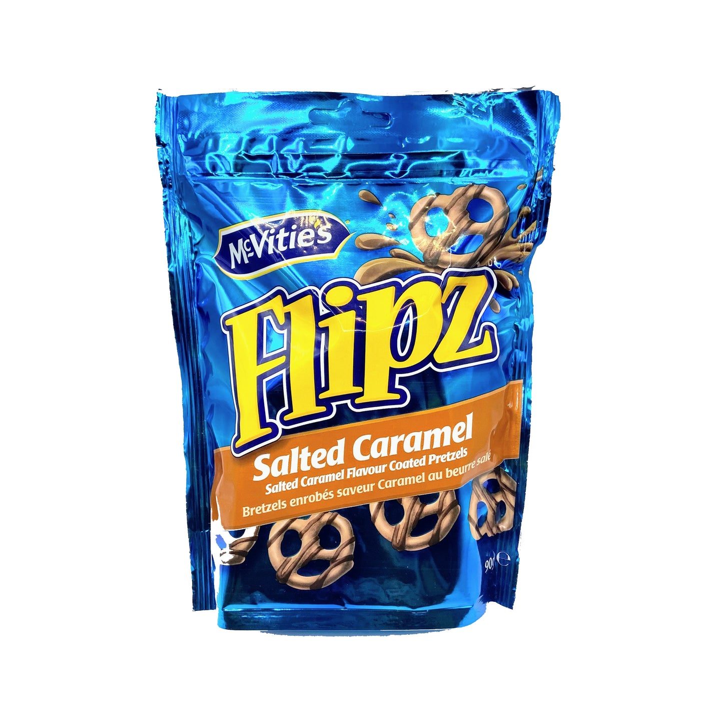 McVitie's Flipz Salted Caramel Pretzels 90g - Süß & Salzig