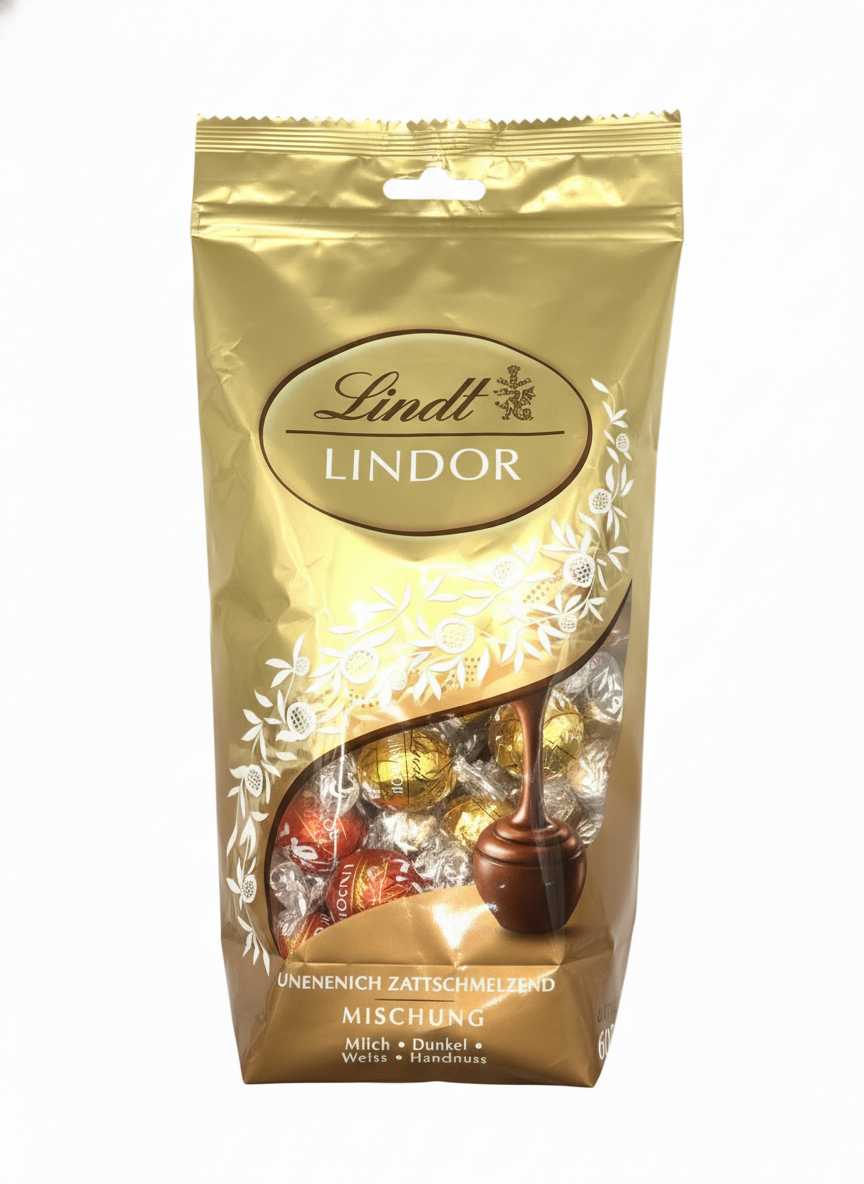 Lindt LINDOR Kugeln Mischung, 600g Beutel