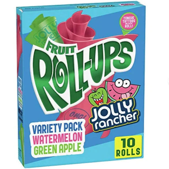 Fruit RollUps Jolly Rancher 141g MHD 12.09.2024 Onkel Suga