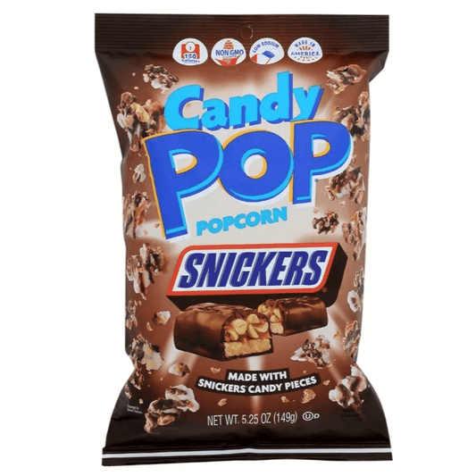 Candy Pop Popcorn Snickers 149g - OnkelSuga Shop